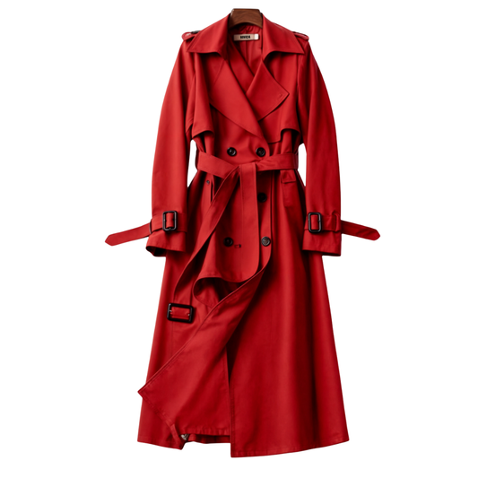 Waverly Jas | Dames Herfst Klassieke Double-Breasted Trenchcoat