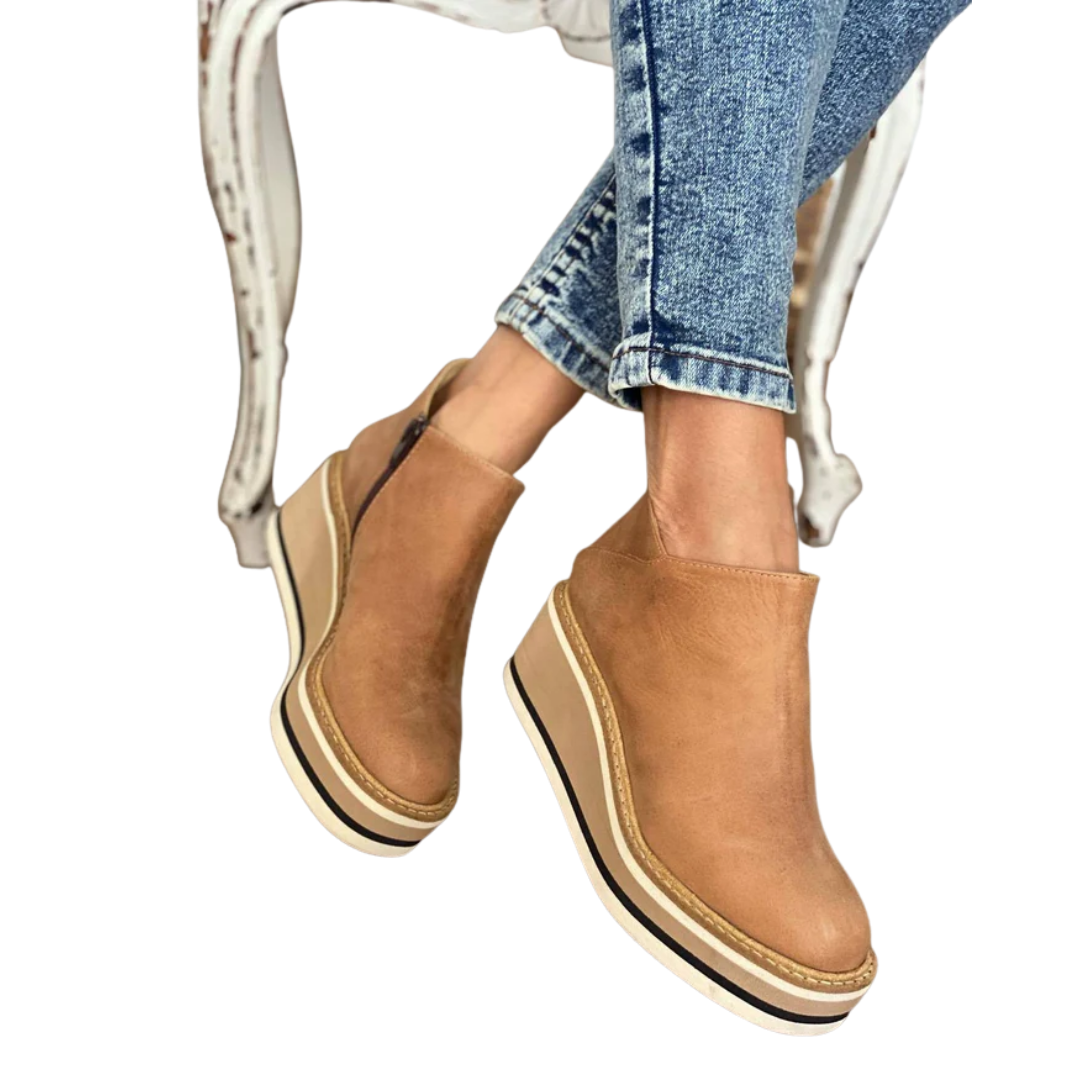 Yorene Laarzen | Vrouwen sleehak enkellaarsjes