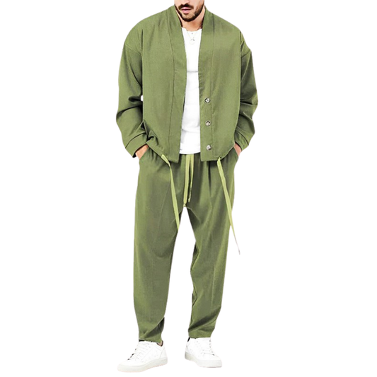 Charleston Set | 2-delige vrijetijdsjas en broek set