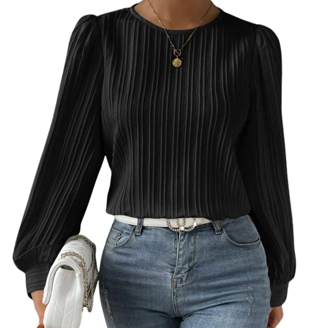 Cindy Lantaarn Mouw Blouse | Chic Statement Stuk