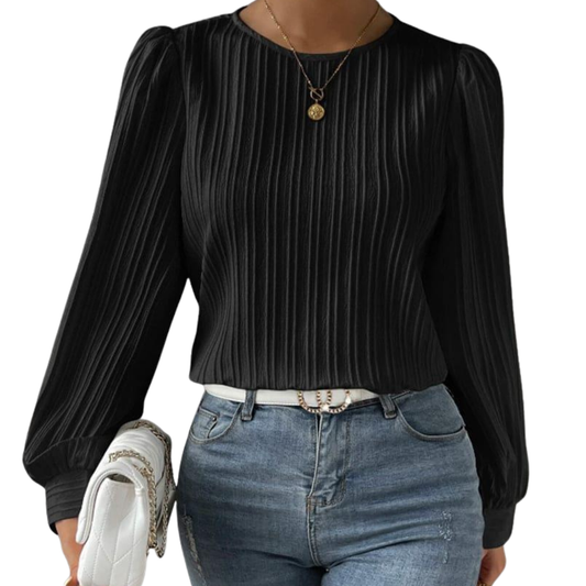 Cindy Lantaarn Mouw Blouse | Chic Statement Stuk