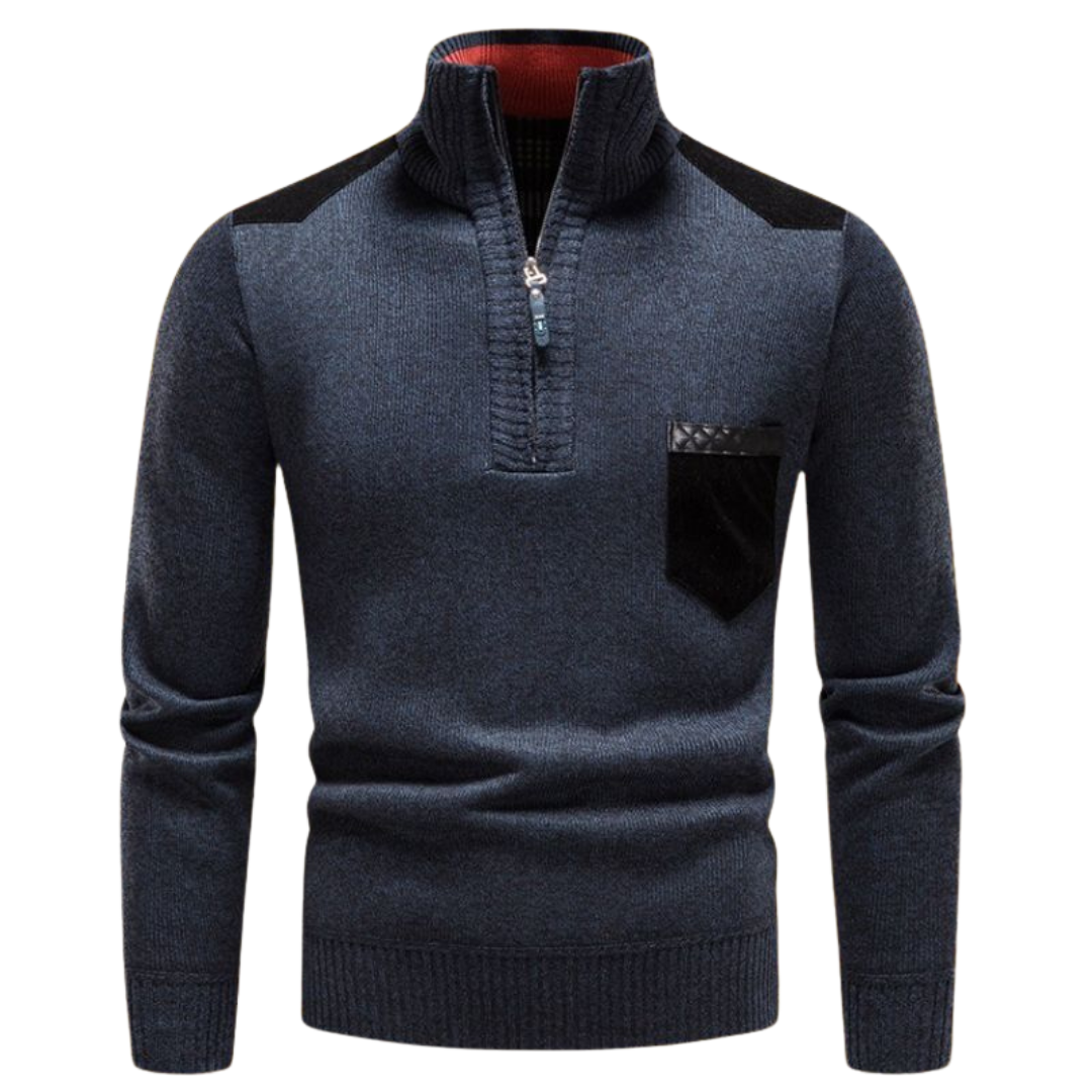 Xandro Pullover | Heren Pullover met Ritssluiting