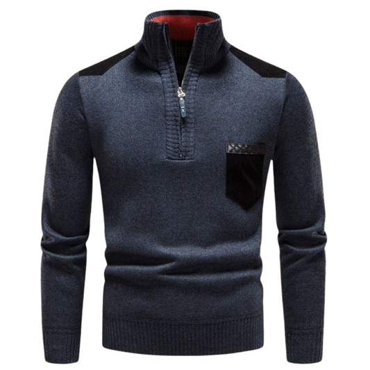 Xandro Pullover | Heren Pullover met Ritssluiting