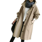 Alicia Jas | Dames Herfst Oversized Trenchcoat met Knopen