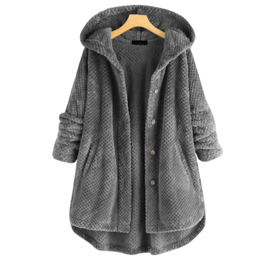Aliana Jas | Dames Winter Jas met Capuchon van Zachte Fleece