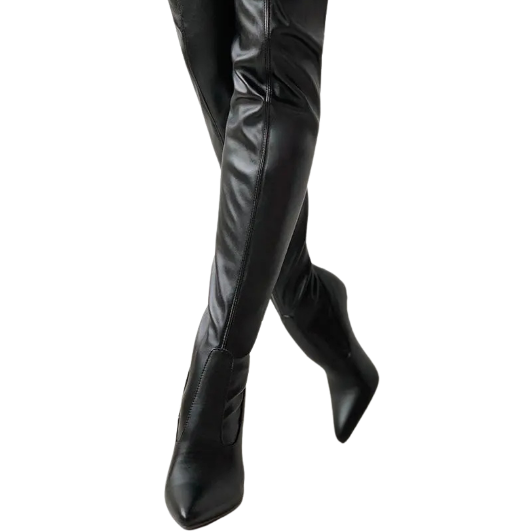 Chivonne Laarzen |  Vrouwen Ritssluiting Kniehoge laarzen