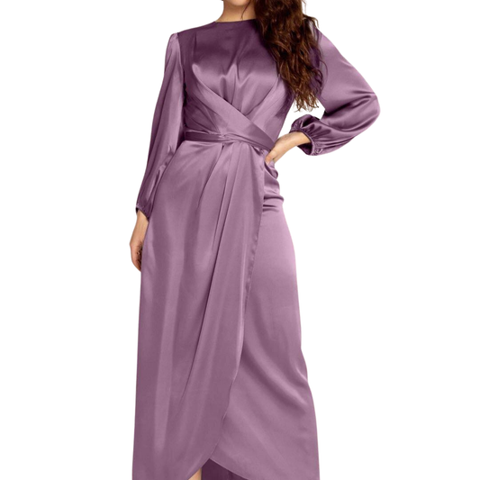 Selene Jurk | Lange Satijnen Jurk