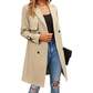 Reya Trenchcoat | Klassieke Trenchcoat met Dubbele Knoopsluiting en Riem