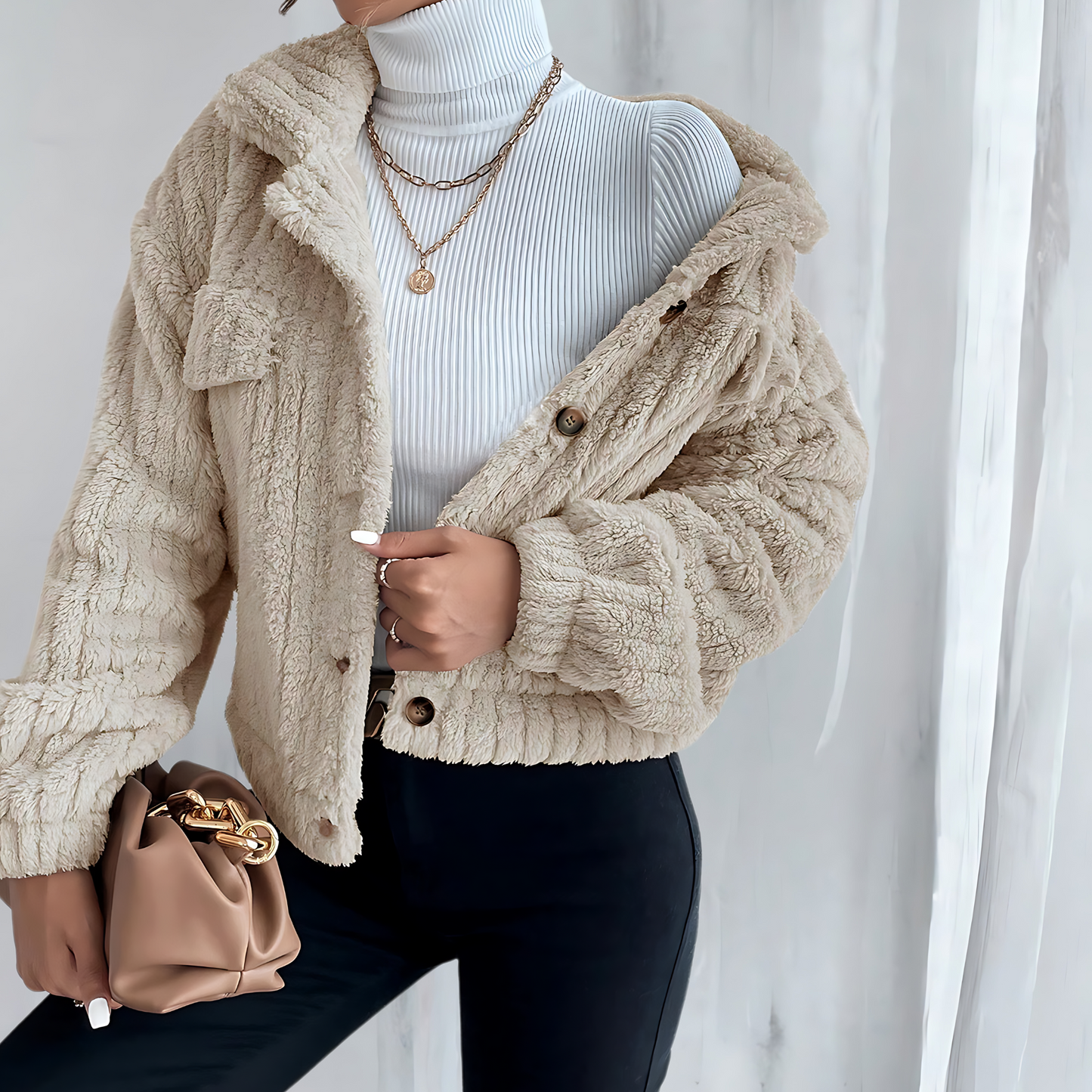 Yanira Jas | Herfst Korte Teddy Jas