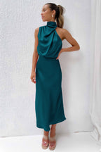 Dames Halter Maxi Avondjurk
