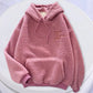 Caitlin Hoodie | Dames Teddy Fleece Hoodie voor de Herfst