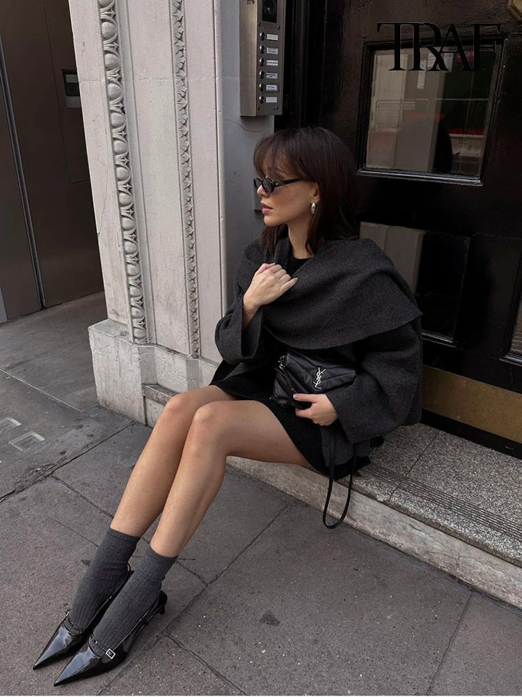 Cambria Jas | Dames Winter Gelaagde Jas met Wollook