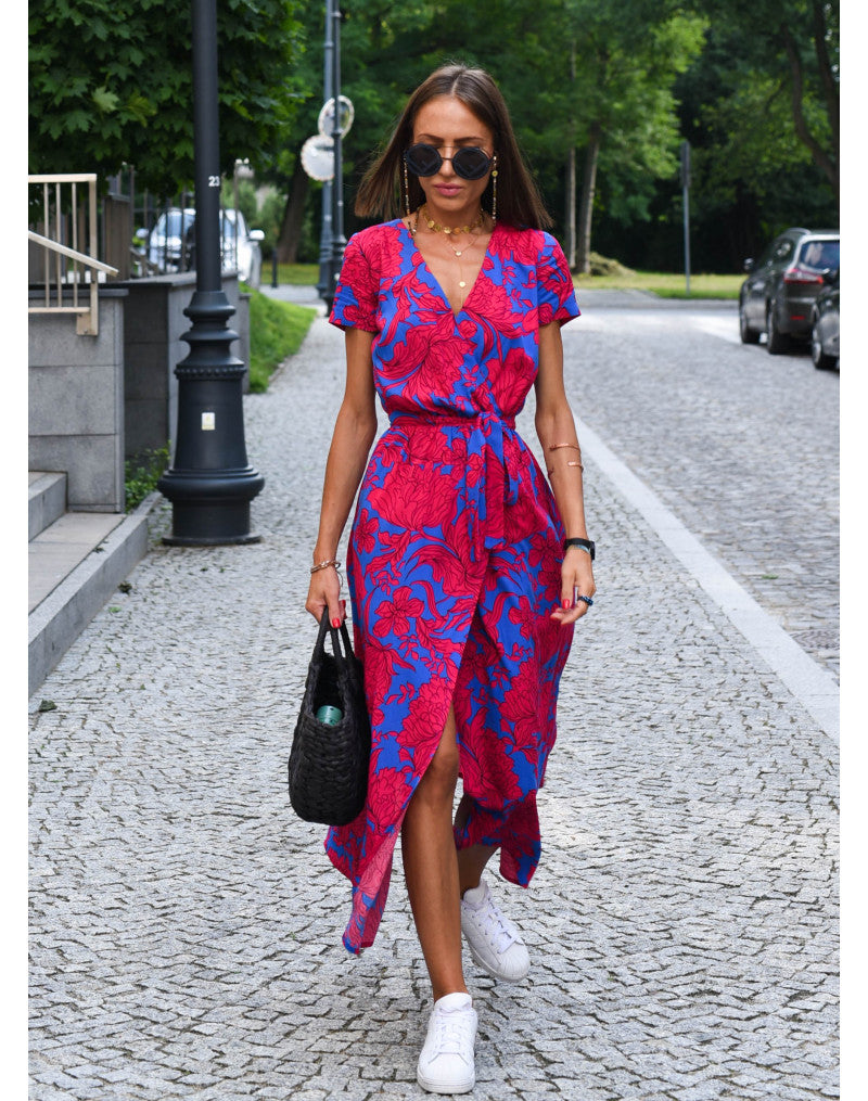 Women's Floral Print Maxi Dress