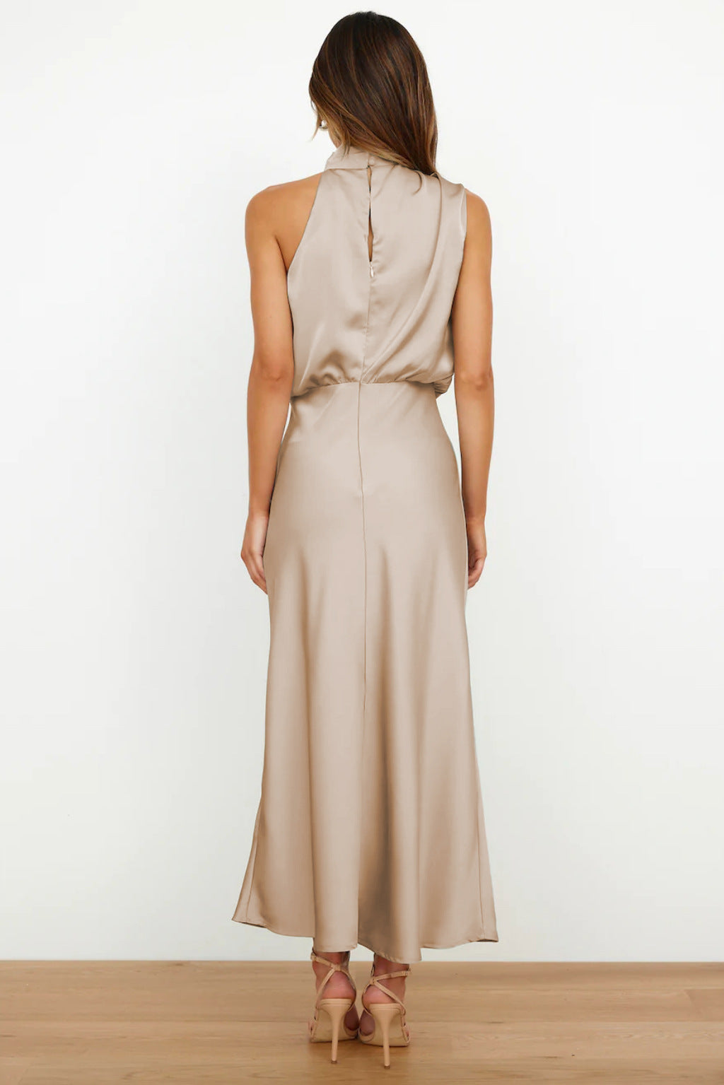Dames Halter Maxi Avondjurk