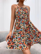 Dames Mini Jurk Bloemenprint