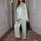 Quinne Pyjama |  Stijlvolle Zijden Pyjama met Strepen