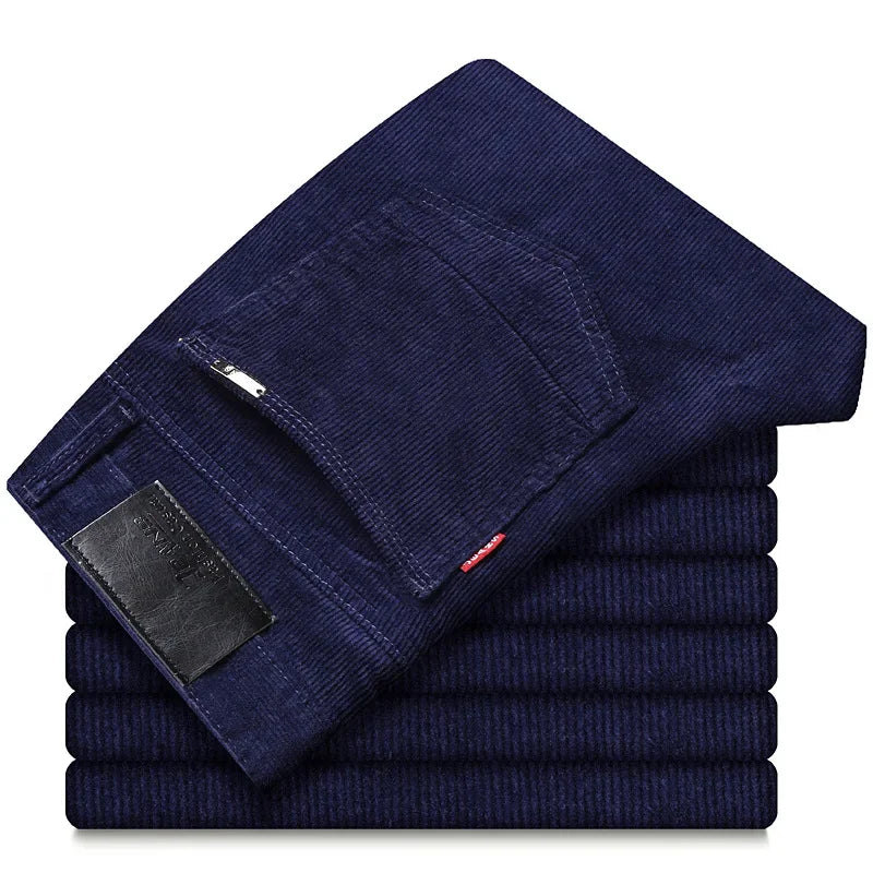 Heren Corduroy Zakelijke Broek