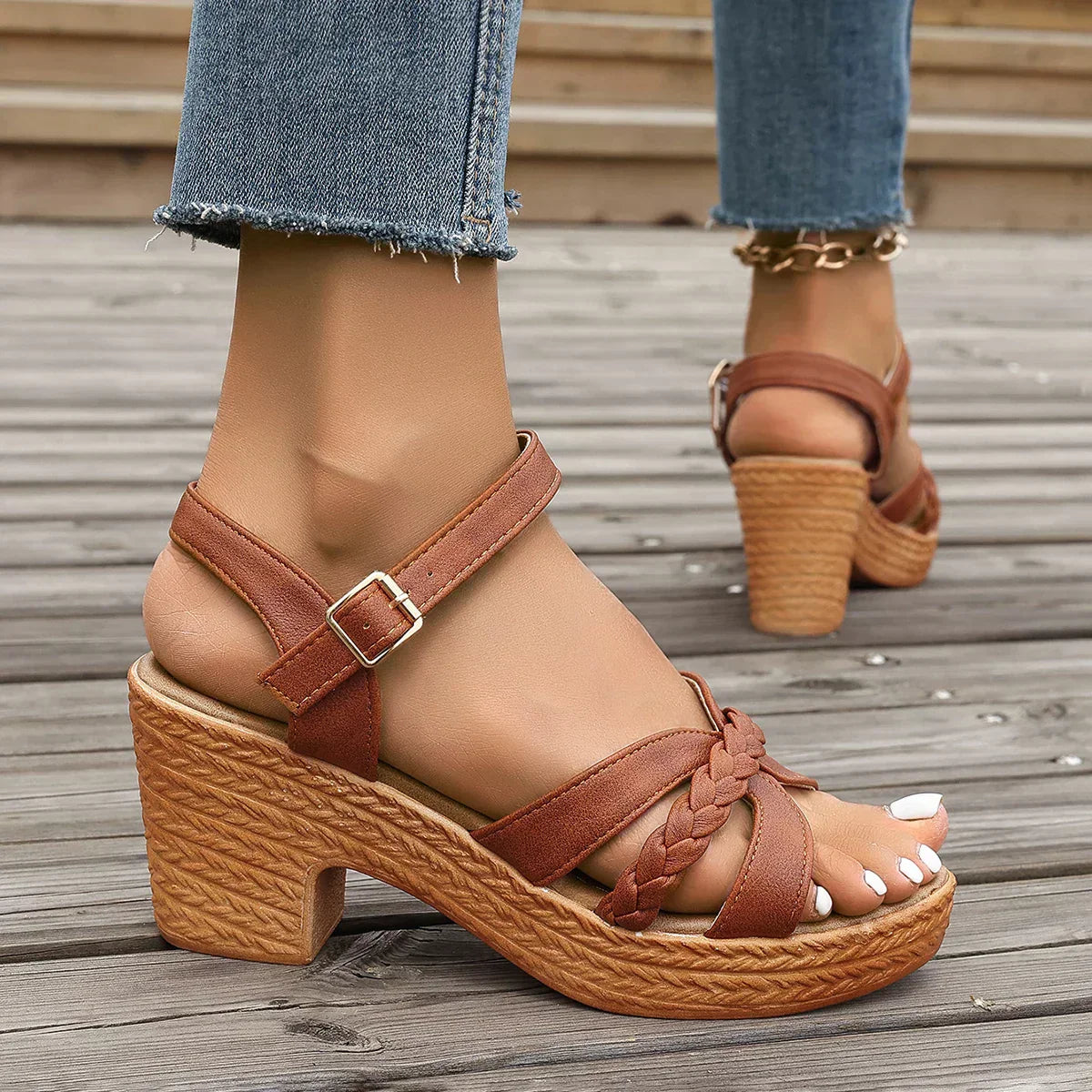 Dames Comfort Sandalen met Verstelbare Pasvorm
