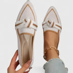 Dames Orthopedische Mocassins Met Puntneus