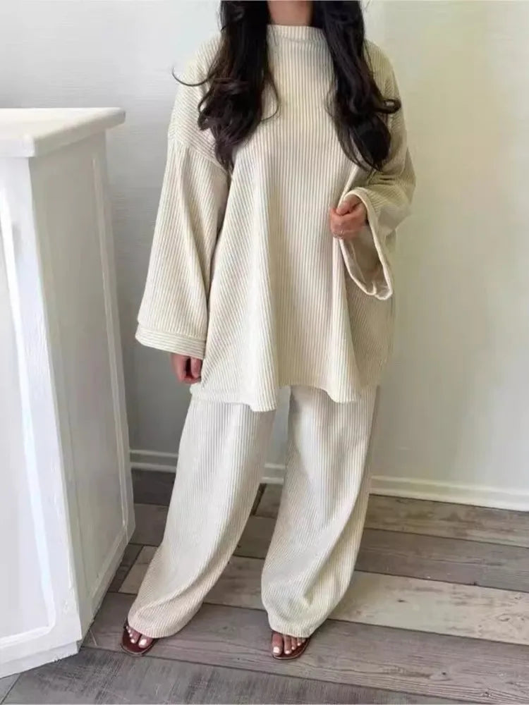 Yansha Loungewear Set | Herfst Comfortabele Twee-Delige Outfit