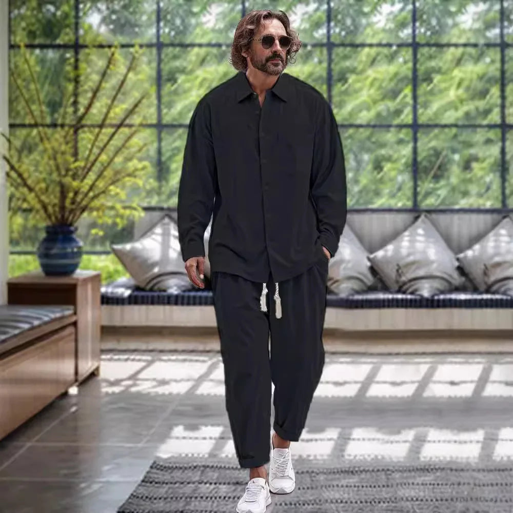 Layne Set | Heren Loose Fit Tweedelige Set