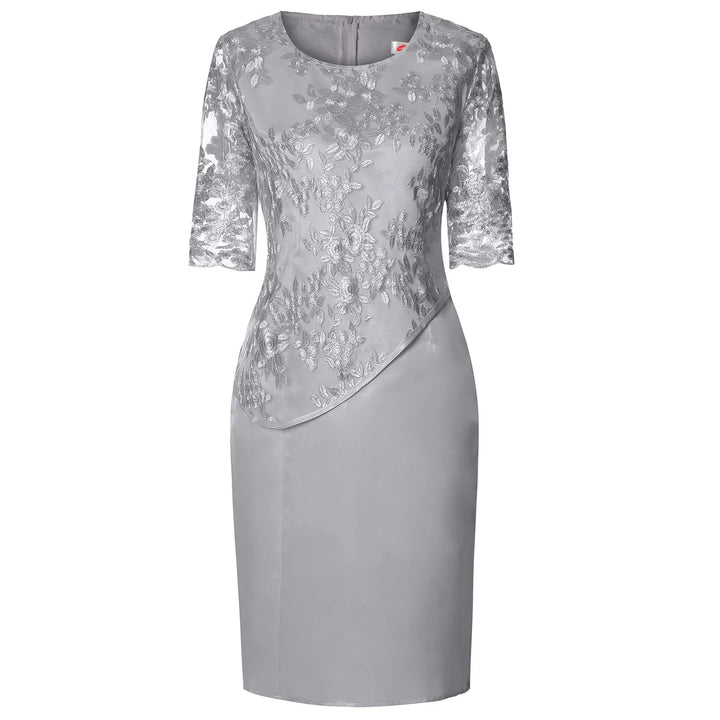 Dames Midi Jurk Korte Mouwen