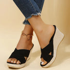 Dames Sleehak Sandalen Stijlvol