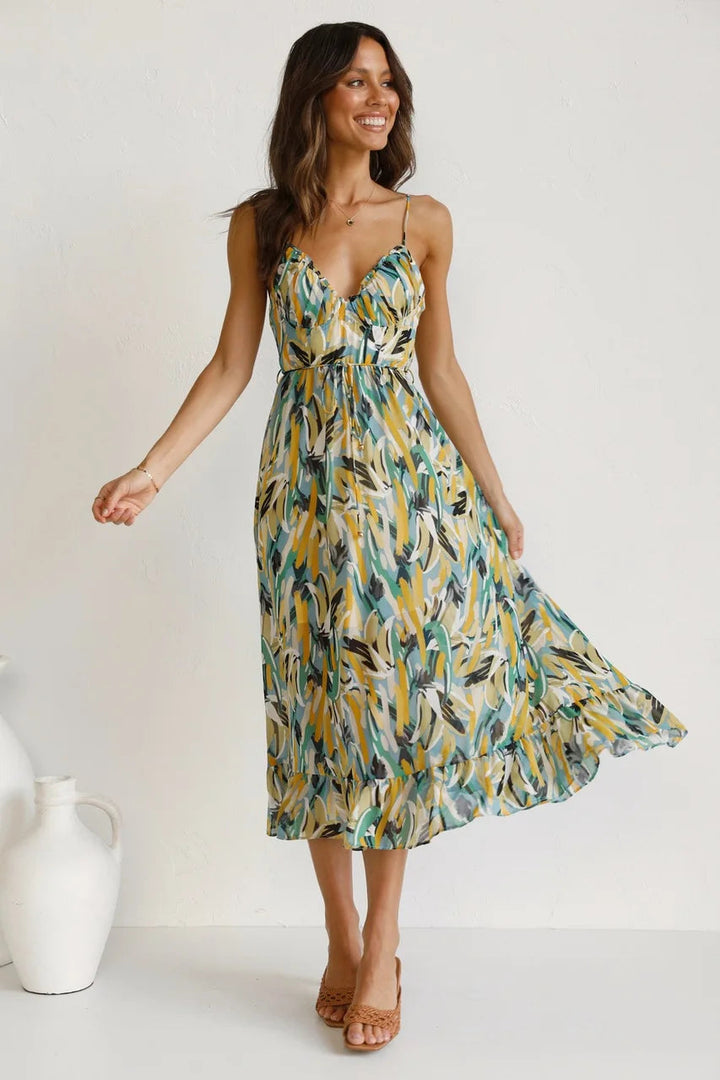 Dames Klassieke Midi Jurk