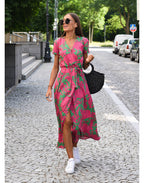 Dames Maxi Jurk Bloemenprint