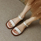 Dames Vegan Leer Sandalen