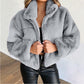 Xadie Jas | Dames Herfst Faux Fur Jas met Rits