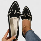 Dames Orthopedische Mocassins Met Puntneus