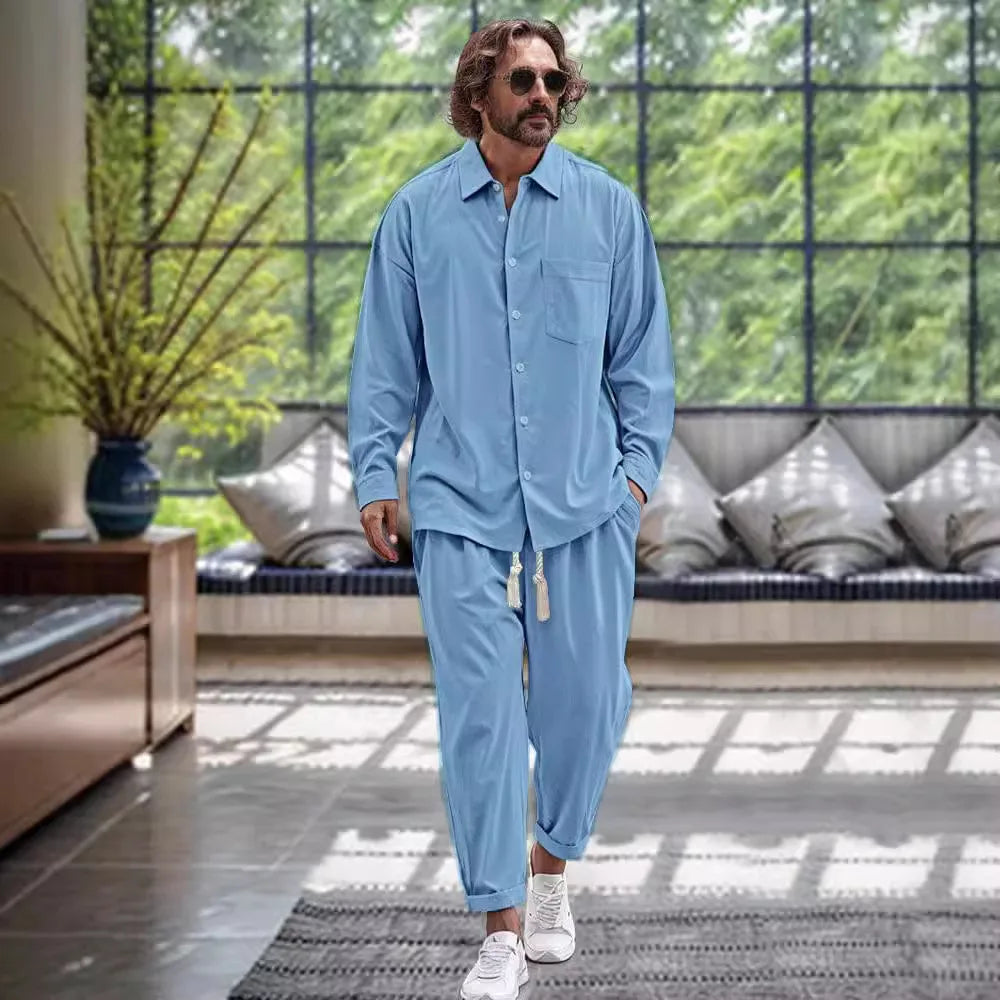 Layne Set | Heren Loose Fit Tweedelige Set