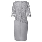 Dames Midi Jurk Korte Mouwen