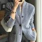 Odalys Vest | Knus Gebreid Vest met Knoopsluiting
