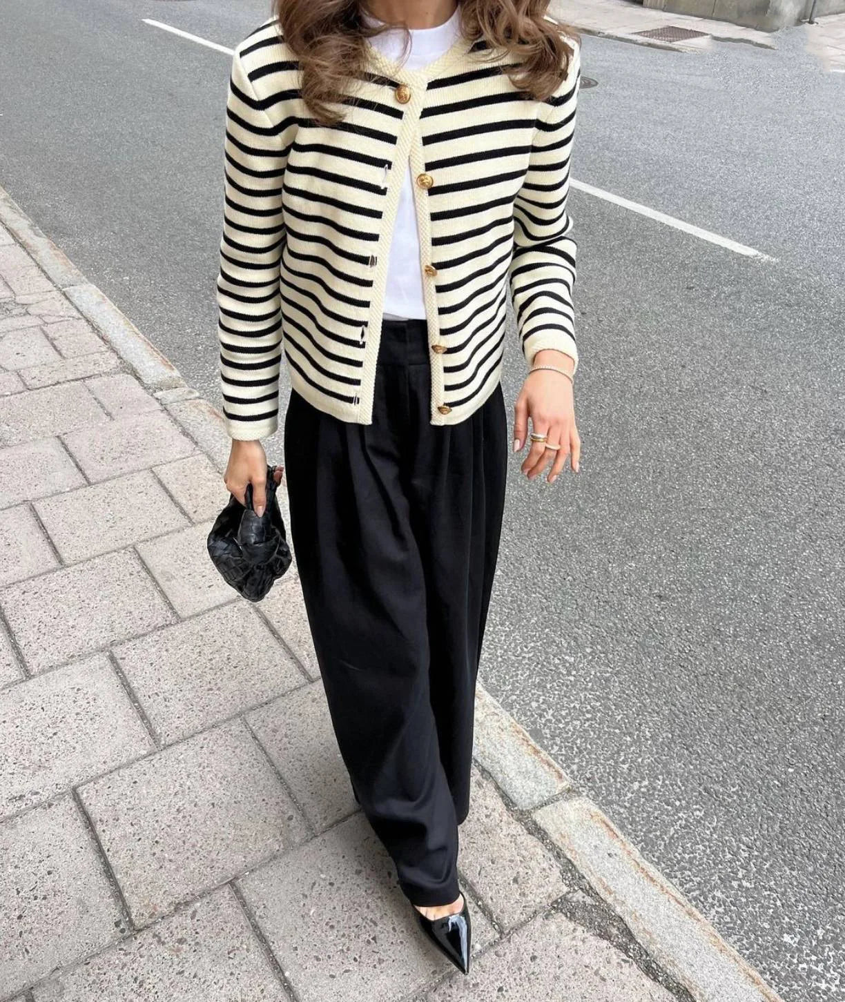 Roeline Vest | Dames Gestreept Vest