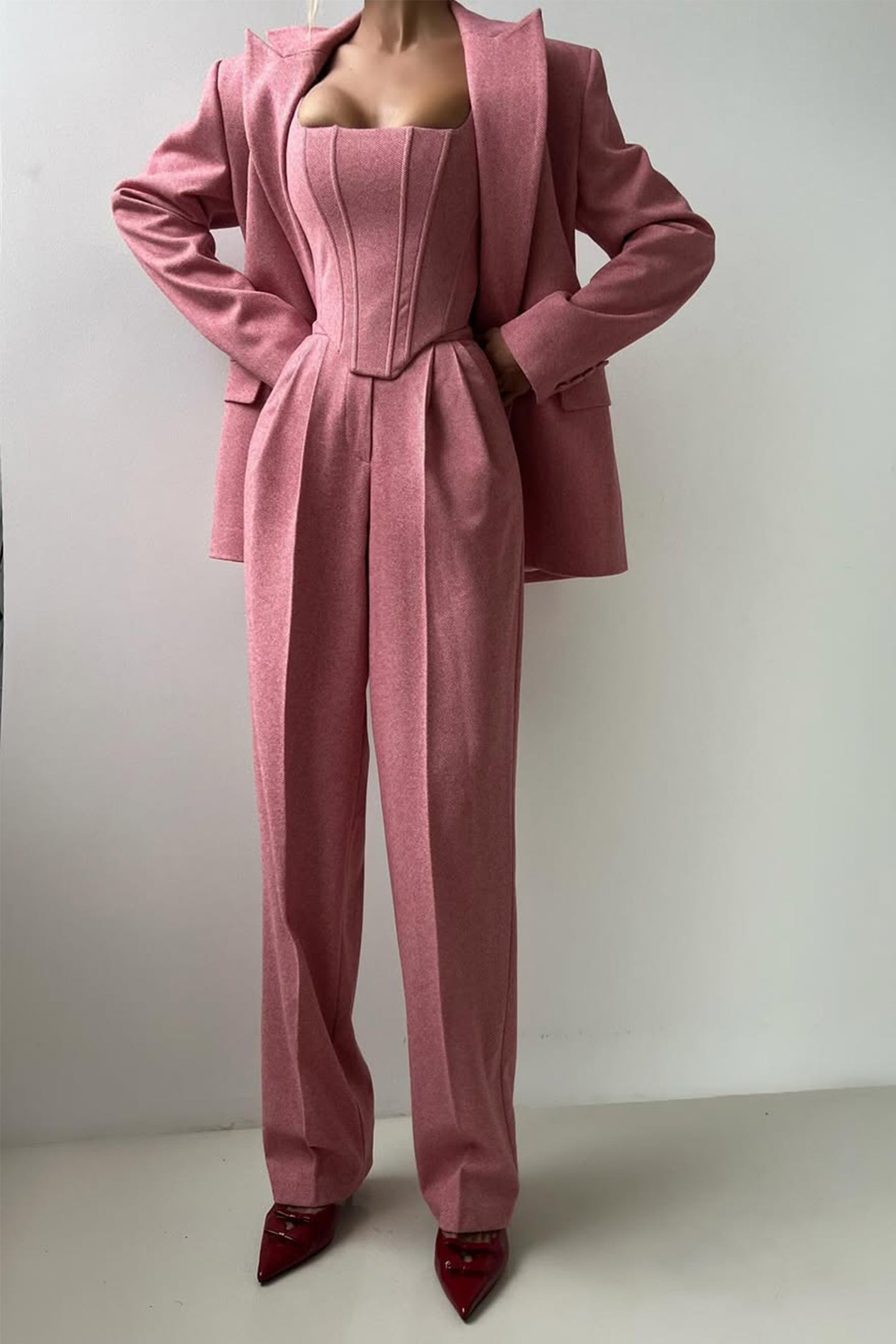 Dames Elegante Drie Delige Set