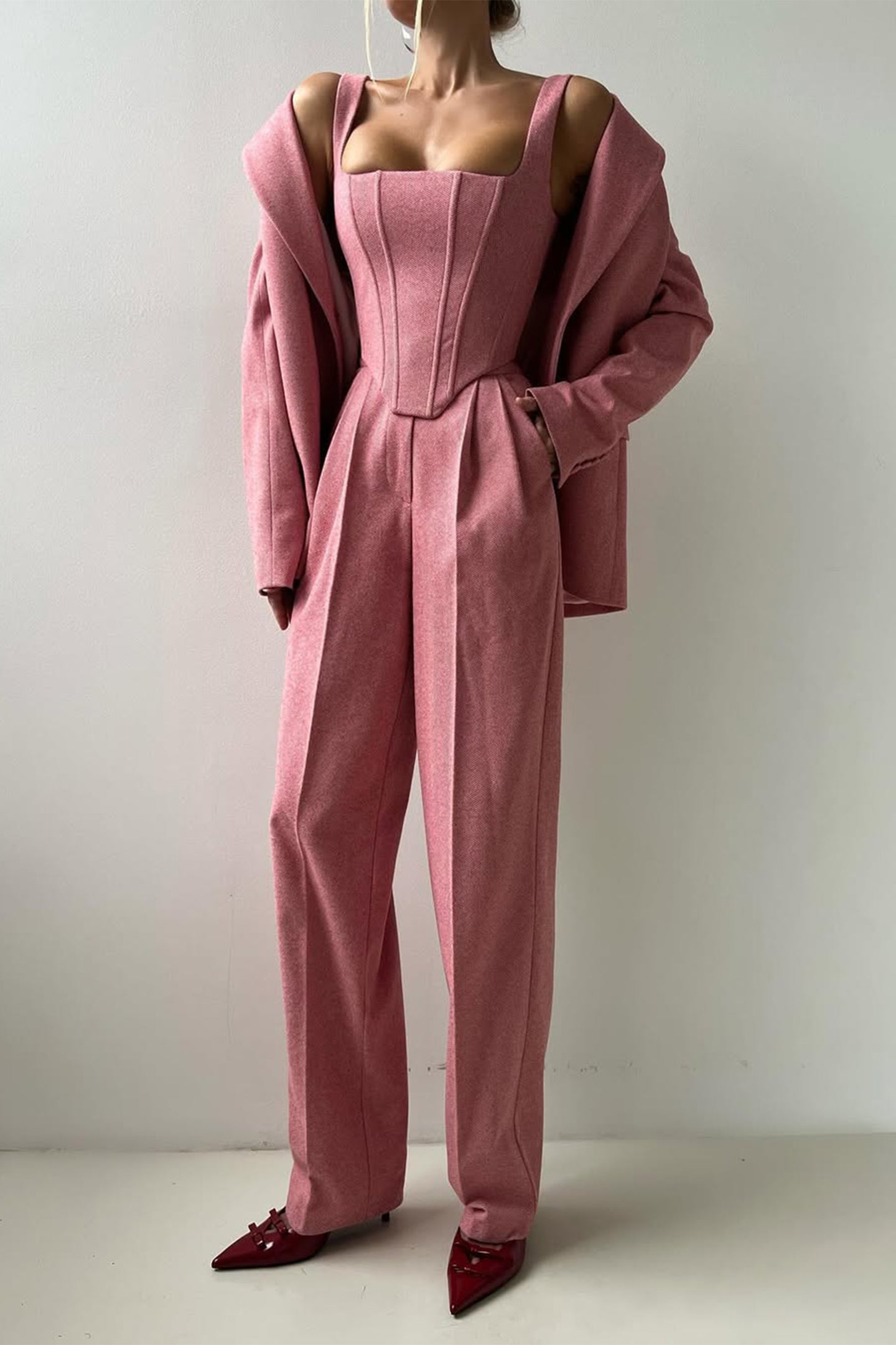 Dames Elegante Drie Delige Set