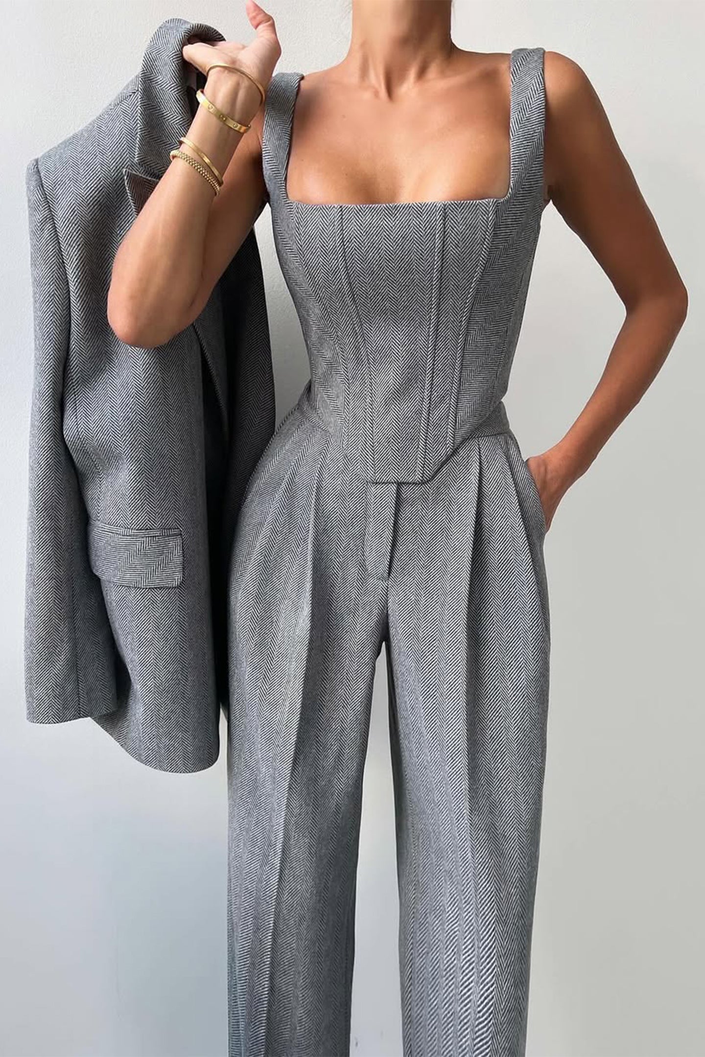 Dames Elegante Drie Delige Set