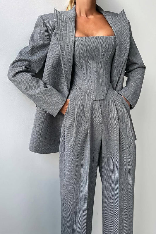 Dames Elegante Drie Delige Set