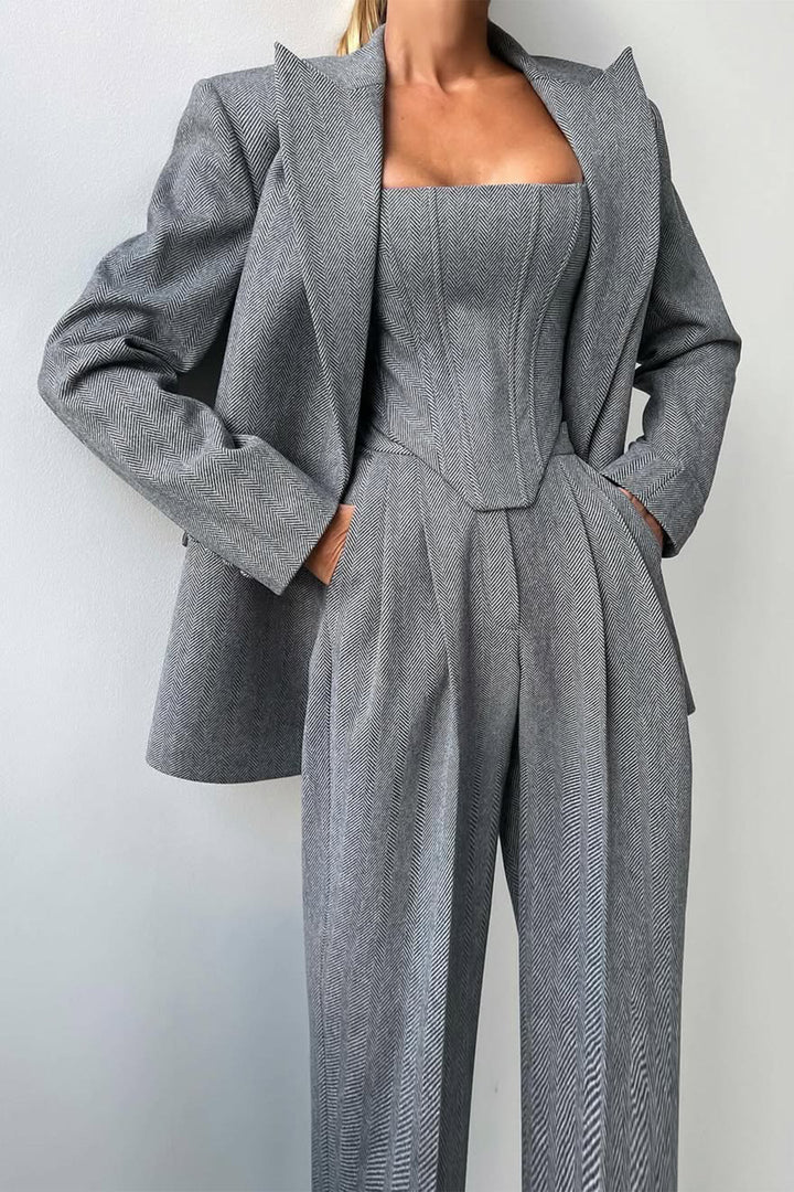Dames Elegante Drie Delige Set