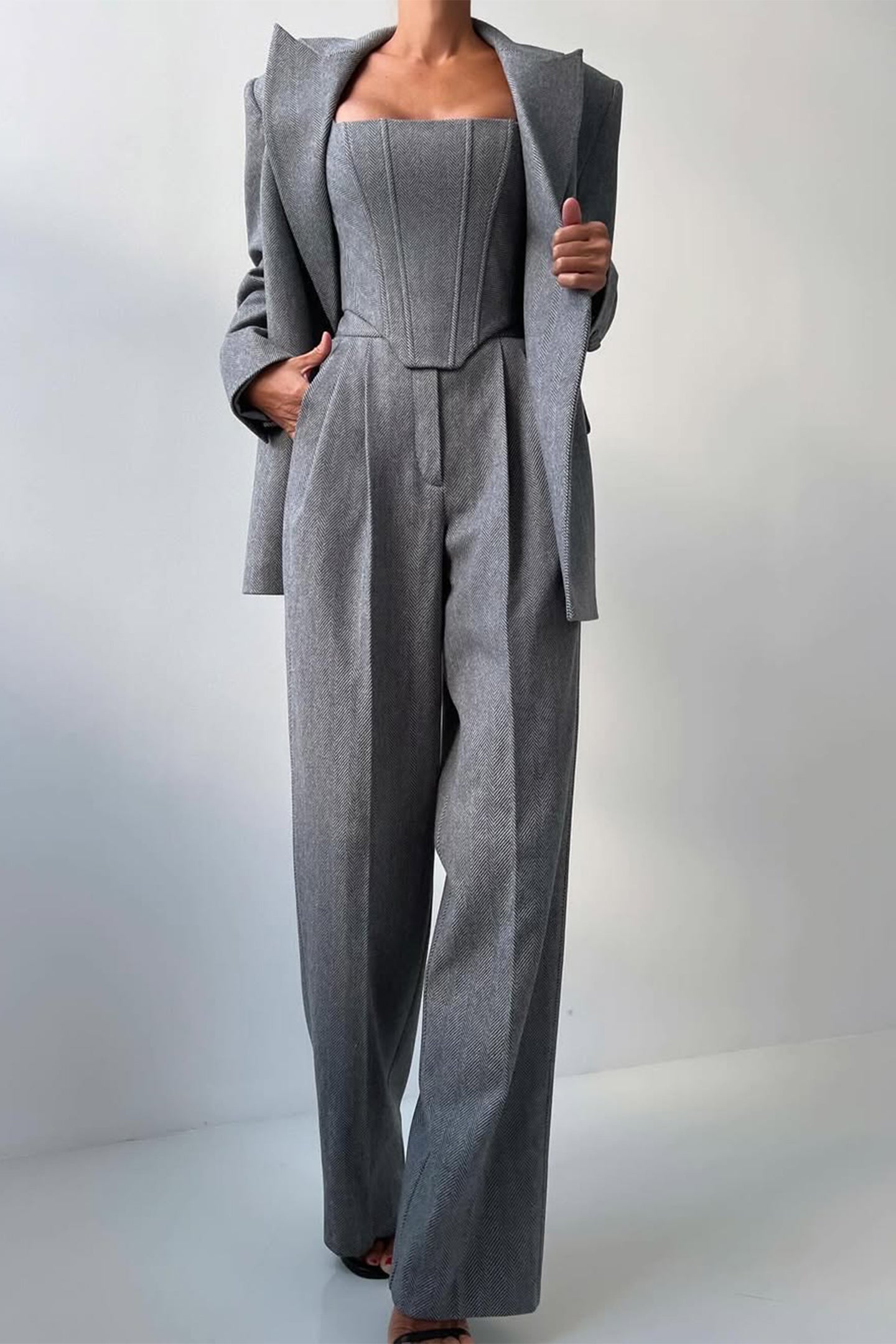 Dames Elegante Drie Delige Set