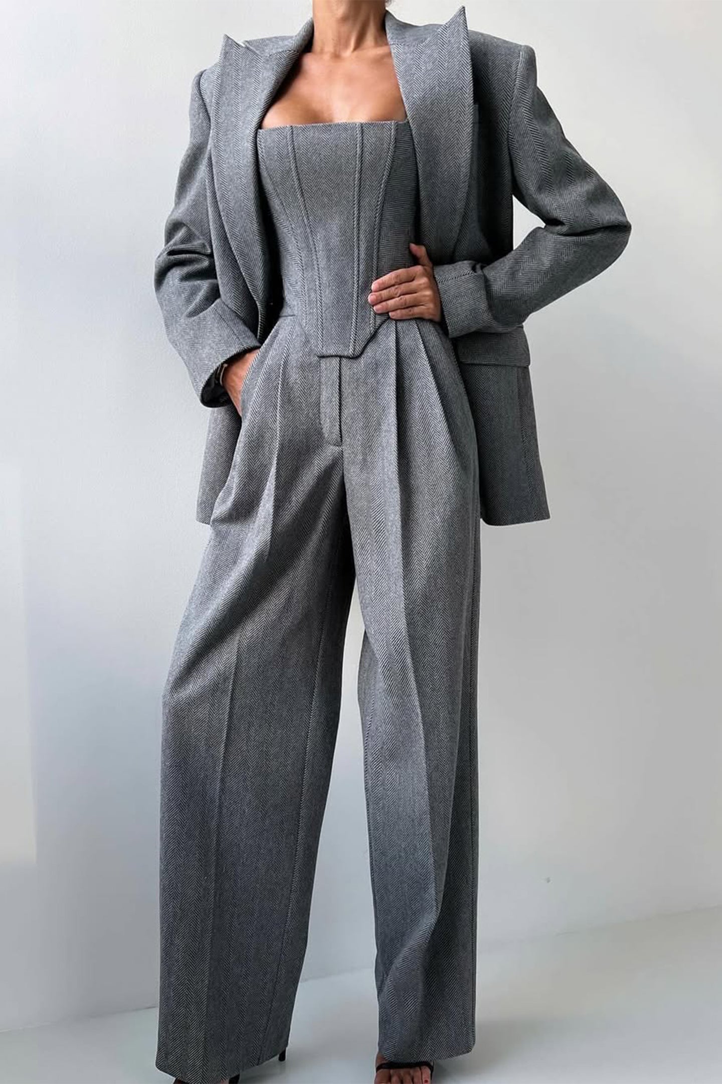 Dames Elegante Drie Delige Set