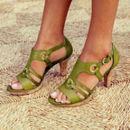 Dames Sandalen met Gestructureerde Enkelband