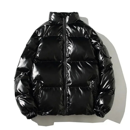 Barisha Jas | Dames Winter Puffer Jas met Metallic Glans