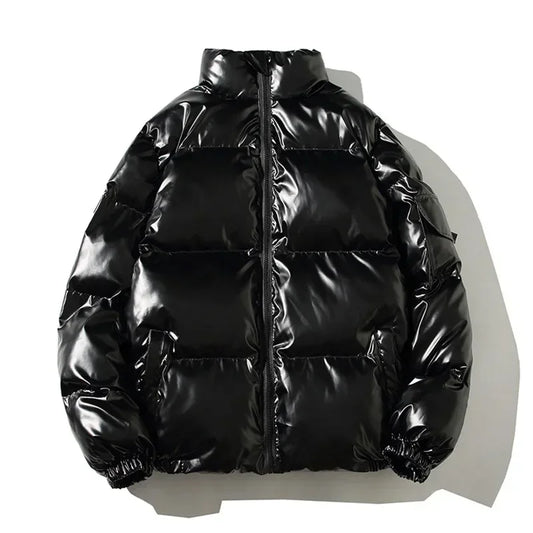 Barisha Jas | Dames Winter Puffer Jas met Metallic Glans