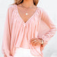 Tabatha Bloes | Dames Batwing Mouwen V-Hals bloes