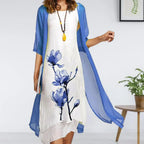 Dames Bloemenprint Set Elegant