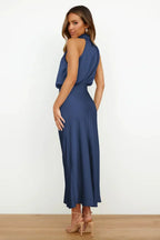 Dames Halter Maxi Jurk