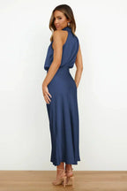 Dames Halter Maxi Avondjurk